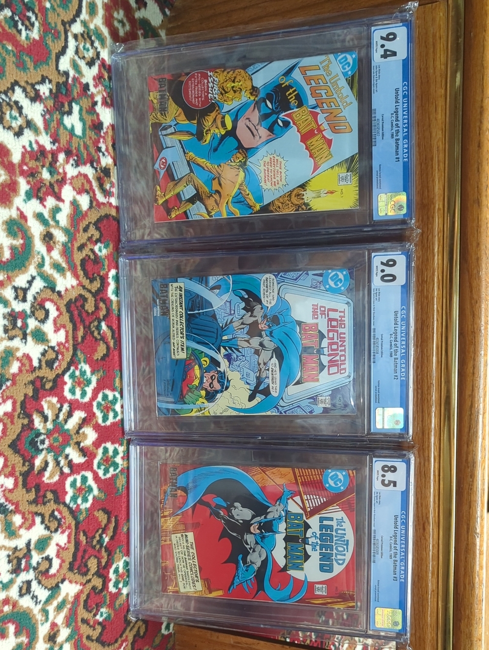DC Untold Legend Of Batman #1, #2 & #3 1989 Comics Books